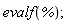 evalf(%);