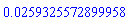 HFloat(0.02593255728999584)