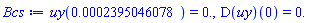 uy(0.2395046078e-3) = 0., (D(uy))(0) = 0.