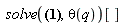 solve([6600.0*theta(q)-17000.0*theta(q-1)+14400.0*theta(q-2)-4000.0*theta(q-3) = v(q)-.20*theta(q)+.20*theta(q-1)], theta(q))[]