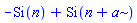 -Si(n)+Si(n+a)