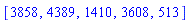[3858, 4389, 1410, 3608, 513]