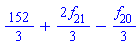 152/3+(2/3)*f[21]-(1/3)*f[20]