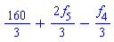 160/3+(2/3)*f[5]-(1/3)*f[4]