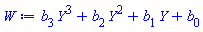 Y^3*b[3]+Y^2*b[2]+Y*b[1]+b[0]