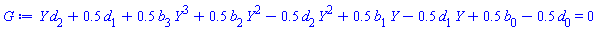 1.0*Y*d[2]+.5*d[1]+.5*b[3]*Y^3+.5*b[2]*Y^2-.5*d[2]*Y^2+.5*b[1]*Y-.5*d[1]*Y+.5*b[0]-.5*d[0] = 0