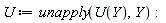 U := unapply(U(Y), Y)