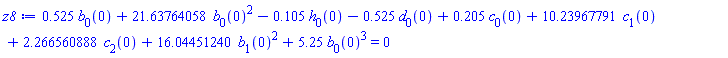 .525*b[0](0)+21.63764058*b[0](0)^2-.105*h[0](0)-.525*d[0](0)+.205*c[0](0)+10.23967791*c[1](0)+2.266560888*c[2](0)+16.04451240*b[1](0)^2+5.25*b[0](0)^3 = 0