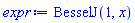 BesselJ(1, x)