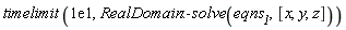 timelimit(0.1e2, RealDomain:-solve(eqns__1, [x, y, z]))
