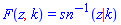 EllipticF(z, k) = InverseJacobiSN(z, k)