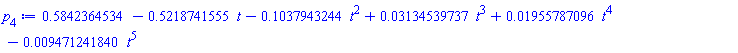 .5842364534-.5218741555*t-.1037943244*t^2+0.3134539737e-1*t^3+0.1955787096e-1*t^4-0.9471241840e-2*t^5