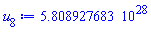 0.5808927683e29
