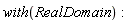 with(RealDomain)