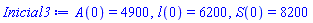 A(0) = 4900, l(0) = 6200, S(0) = 8200