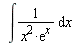int(1/(x^2*exp(x)), x)