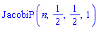 JacobiP(n, 1/2, 1/2, 1)