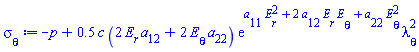 -p+.5*c*(2*E[r]*a[12]+2*E[theta]*a[22])*exp(E[r]^2*a[11]+2*E[r]*E[theta]*a[12]+E[theta]^2*a[22])*lambda[theta]^2