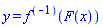y = (f@@(-1))(F(x))
