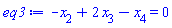 -x[2]+2*x[3]-x[4] = 0