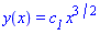 y(x) = c__1*x^(3/2)