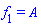 f[1] = A
