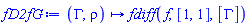 proc (Gamma, rho) options operator, arrow; fdiff(f, [1, 1], [Gamma]) end proc