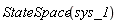 StateSpace(sys_1)