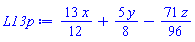 (13/12)*x+(5/8)*y-(71/96)*z