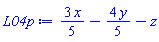 (3/5)*x-(4/5)*y-z