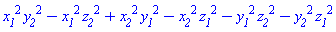 x__1^2*y__2^2-x__1^2*z__2^2+x__2^2*y__1^2-x__2^2*z__1^2-y__1^2*z__2^2-y__2^2*z__1^2