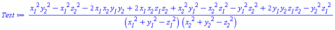 (x__1^2*y__2^2-x__1^2*z__2^2-2*x__1*x__2*y__1*y__2+2*x__1*x__2*z__1*z__2+x__2^2*y__1^2-x__2^2*z__1^2-y__1^2*z__2^2+2*y__1*y__2*z__1*z__2-y__2^2*z__1^2)/((x__1^2+y__1^2-z__1^2)*(x__2^2+y__2^2-z__2^2))