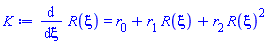 diff(R(xi), xi) = r[0]+r[1]*R(xi)+r[2]*R(xi)^2
