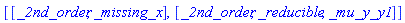 [[_2nd_order, _missing_x], [_2nd_order, _reducible, _mu_y_y1]]