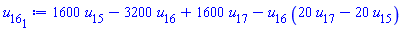 1600*u[15]-3200*u[16]+1600*u[17]-u[16]*(20*u[17]-20*u[15])