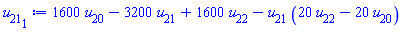 1600*u[20]-3200*u[21]+1600*u[22]-u[21]*(20*u[22]-20*u[20])