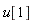 u[1]