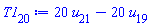 20*u[21]-20*u[19]