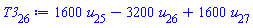1600*u[25]-3200*u[26]+1600*u[27]