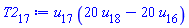 u[17]*(20*u[18]-20*u[16])