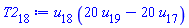u[18]*(20*u[19]-20*u[17])