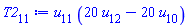 u[11]*(20*u[12]-20*u[10])