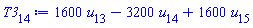 1600*u[13]-3200*u[14]+1600*u[15]
