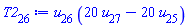 u[26]*(20*u[27]-20*u[25])