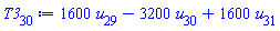 1600*u[29]-3200*u[30]+1600*u[31]
