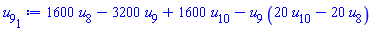 1600*u[8]-3200*u[9]+1600*u[10]-u[9]*(20*u[10]-20*u[8])