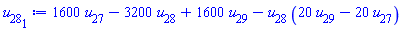 1600*u[27]-3200*u[28]+1600*u[29]-u[28]*(20*u[29]-20*u[27])