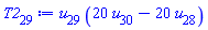 u[29]*(20*u[30]-20*u[28])