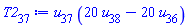 u[37]*(20*u[38]-20*u[36])