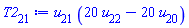 u[21]*(20*u[22]-20*u[20])